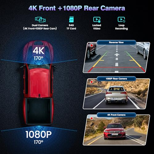 Gikktdr 11.5" Portable Carplay Screen for Car,Wireless Car Play Screen with Carplay,Androi - image 4