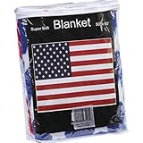 Puerto Rico Flag Fleece Throw Cover Blanket 5 ft x 4.2 ft Puerto Rican