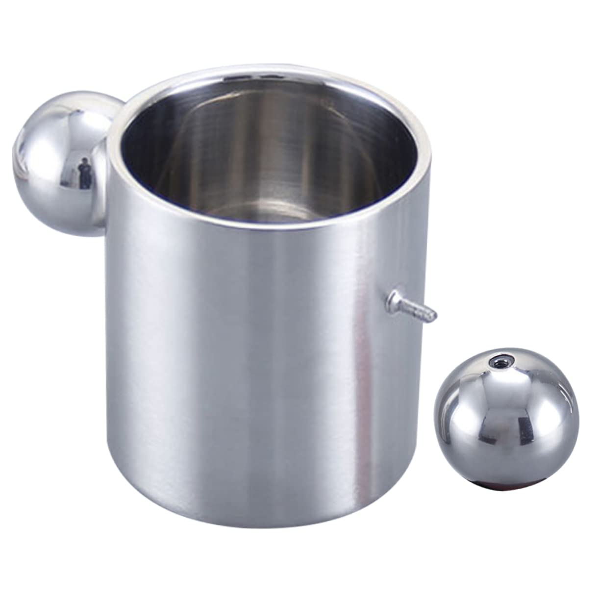 ABOOFAN 2St becher aus edelstahl Kaffeebecher Wassergläser Mehrzweck-Weinbecher Reisekaffeetassen Weingläser Espressotassen Blechbecher zum Trinken tragbare Tassen bequem Campingbecher