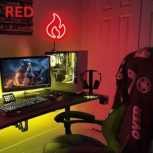 Image of HEADLY 5-Metre Neon Red Light Strip with 600 LEDs and 12V Adapter - Ideal for Wall Decorations,Parties Celebrations,Bars and Custom Neon Displays (Pack of 1)