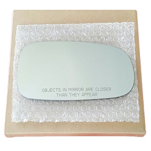 Mirror Glass and Adhesive for 2003-2011 Saab 9-3 or 2003-2009 Saab 9-5 Passenger Right Side Replacement Glass