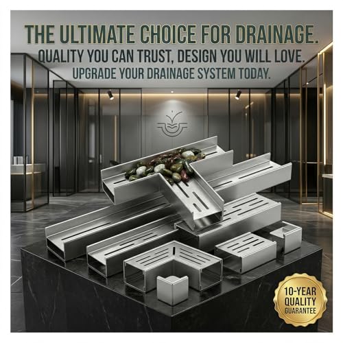 Système de drainage robuste en acier 304 pour éliminer l'eau d'angle - 8