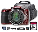 Kodak PIXPRO AZ425 Digital Camera (Red) | 20MP Sensor, 42x Optical Zoom, 24mm Wide-Angle Lens...