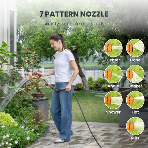Image of Giraffe Tools Retractable Garden Hose Reel 1 /2 inch155FT Auto Rewind