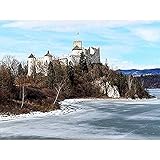 Halun Niedzica Castle Czorsztyn Lake Poland Photo Art Print Canvas Premium Wall Decor Poster Mural