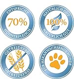 Bellfor Freiland-Schmaus Junior Trockenfutter mit Huhn für Welpen und Junge Hunde Getreidefrei Optimal für ernährungssensible Hunde Hoher Anteil an Omega-3-Fettsäuren 7,5 kg