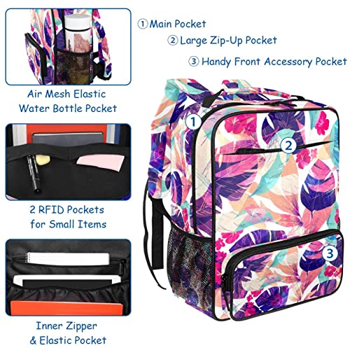 Sac à dos d'école ergonomique multicolore à bretelles réglables