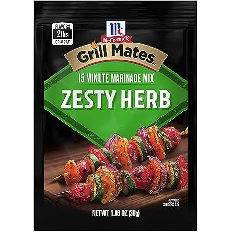 McCormick Grill Mates Zesty Herb Marinade Cover