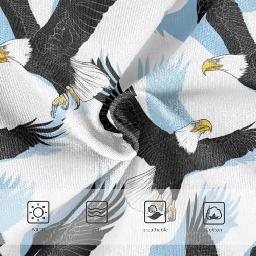 Wusikd Black White Girls' Underwear Cotton American Bald Girls Briefs Soft Toddler Underwear 2T3