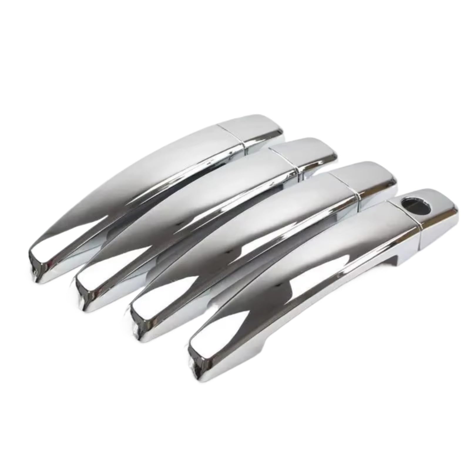 Jjrfvbgt One Color Door Handle Trim Compatible With Chevy For Captiva 2006 2007 2008 2009 2010 2011 2012 2013 Abs Trim Chrome Car Exterior Door Handle Cover