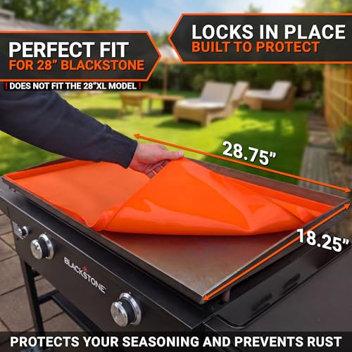 Image of 28 inch Premium Silicone Griddle Mat for Blackstone 28 Inch Grill, Heavy Duty Food Grade Silicone Griddle Cover, Keep Your Grill Clean and Rust-Free All Year Long