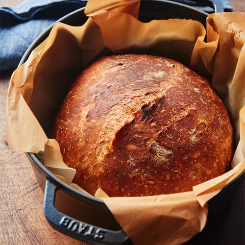Staub Cast Iron Round Cocotte, Dutch Oven, 4-quart, serves 3-4, Made in France, Matte Black by STAUB - Image 9