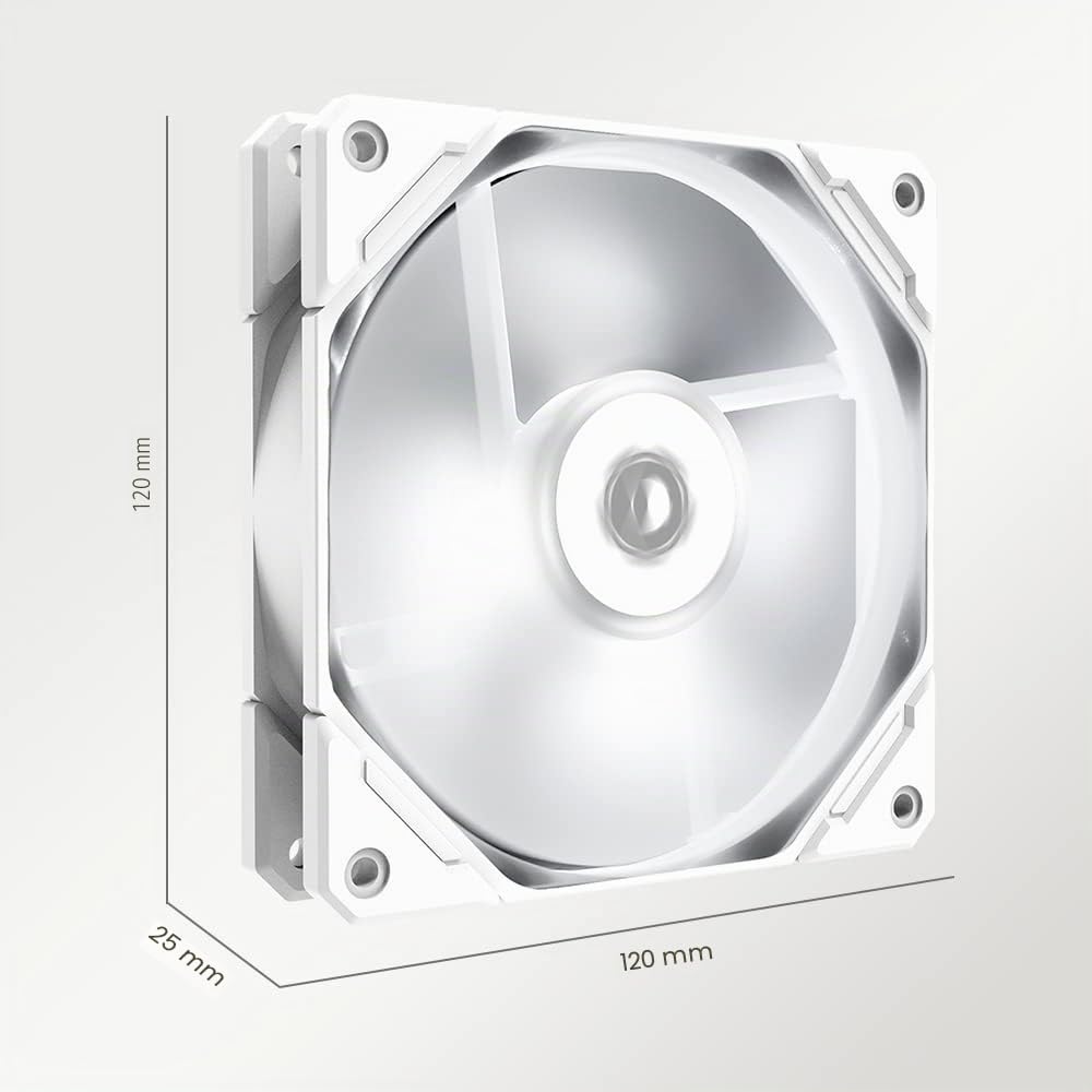 ID-RAFFREDDAMENTO FROSTFLOW X 240 NEVE CPU Acqua Cooler AIO 240mm CPU Liquid Cooler LED Bianco 2x120mm PWM Ventole, Intel LGA1700/1851/1200/115X/, AMD AM5/AM4