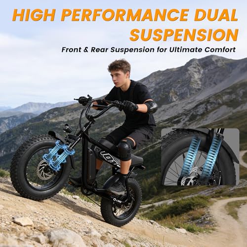 ESKUTE V100 Electric Bike for Adults, Electric Dirt Bike