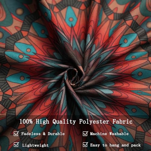 XIGUAGUO Tapeçaria de mandala tapeçaria de parede psicodélica estética hippie decoração de parede bo