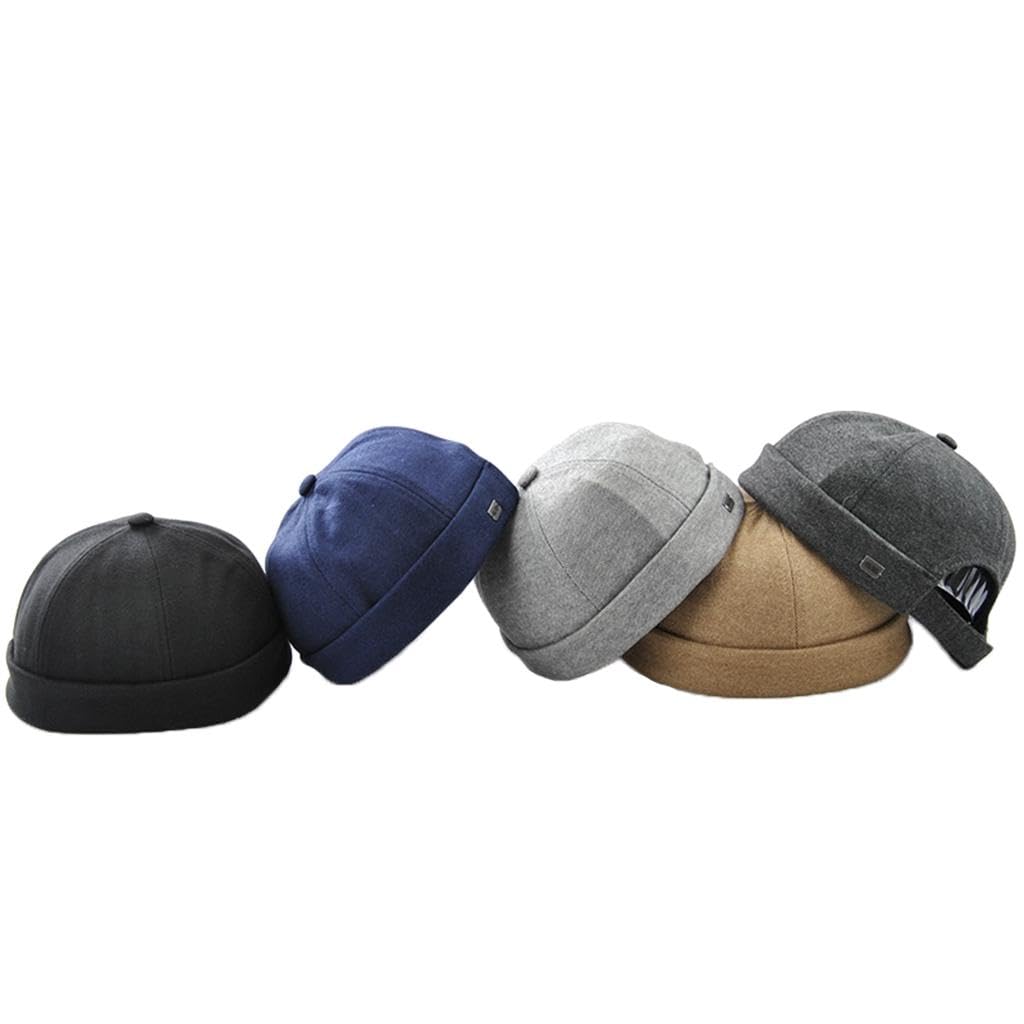 4 Pieces Women Men Retro Docker Leon Beanie Cap Pure Cotton Hat| Streetwear | Aesthetic | Casual-image-30