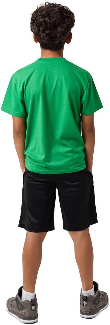 Minecraft Perfect Outfit Youth Boy Hoodie, Short-Sleeve Tee, and Lounge Shorts 3-Piece Combo Set - Image 7