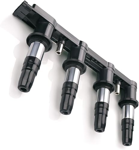 Miniatura 4 de MAS Paquete de bobinas de encendido compatible con Chevrolet Pontiac 2007 2008 2009 2010 2011 2012 2013 2014 2015 Aveo 5 G3 Cruze Sonic Suzuki