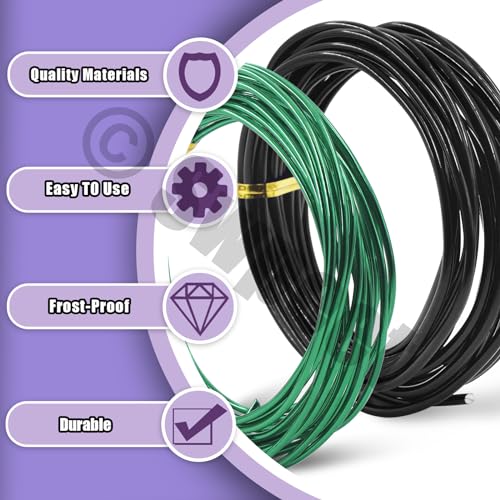 Swpeet 6Pcs 5 Größen 0.8/1/1.5/2/3 mm Bonsai Training Draht 82 Füße Total mit Drahtschneider, Aluminium Draht Bonsai Werkzeug Kit, Bonsai Zubehör für Bonsai Bäume Indoor Garten DIY Werkzeuge