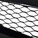 Spec-D Tuning JDM Black Metal Type Mesh Front Hood Grille R Compatible with 1996-1998 Honda Civic EK DX LX EX