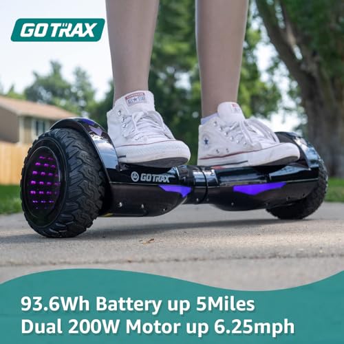 Gotrax NOVA PRO Hoverboard With Led 6.5 Inch Offroad Tires thumb #4