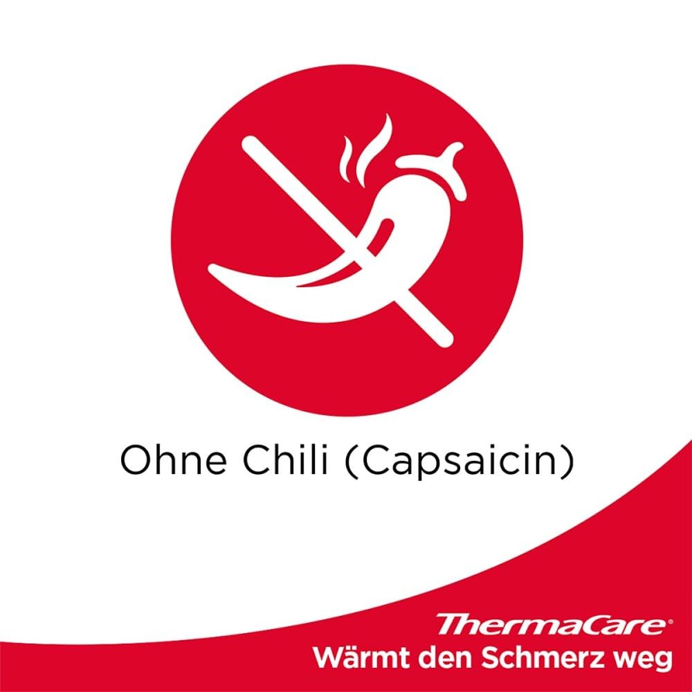 ThermaCare Nacken, 9 Stück, Wärmepflaster für Nacken, Schulter und Handgelenk, wirksam Nackenschmerzen lindern, Originalware von Angelini Pharma Deutschland