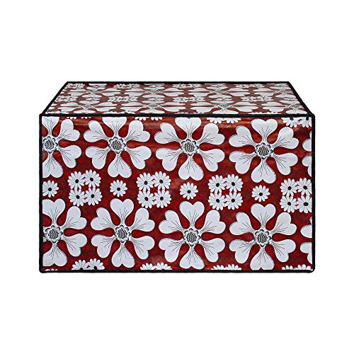 Image of DREAM KING Stylish Design & Printed Microwave Oven Cover Full Closure |waterproof & Dustproof Oven Cover Suitable for All Models - Multicolour SA61