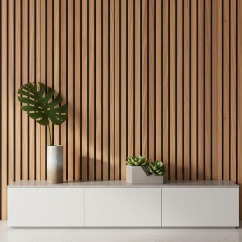 Image of Premium Wooden Wallpaper Roll Textured Wood Design Wall Sticker for Living Room Bedroom Kitchen Furniture Renovation Peel and Stick Wall Decor Sheet (45.5x305cm)