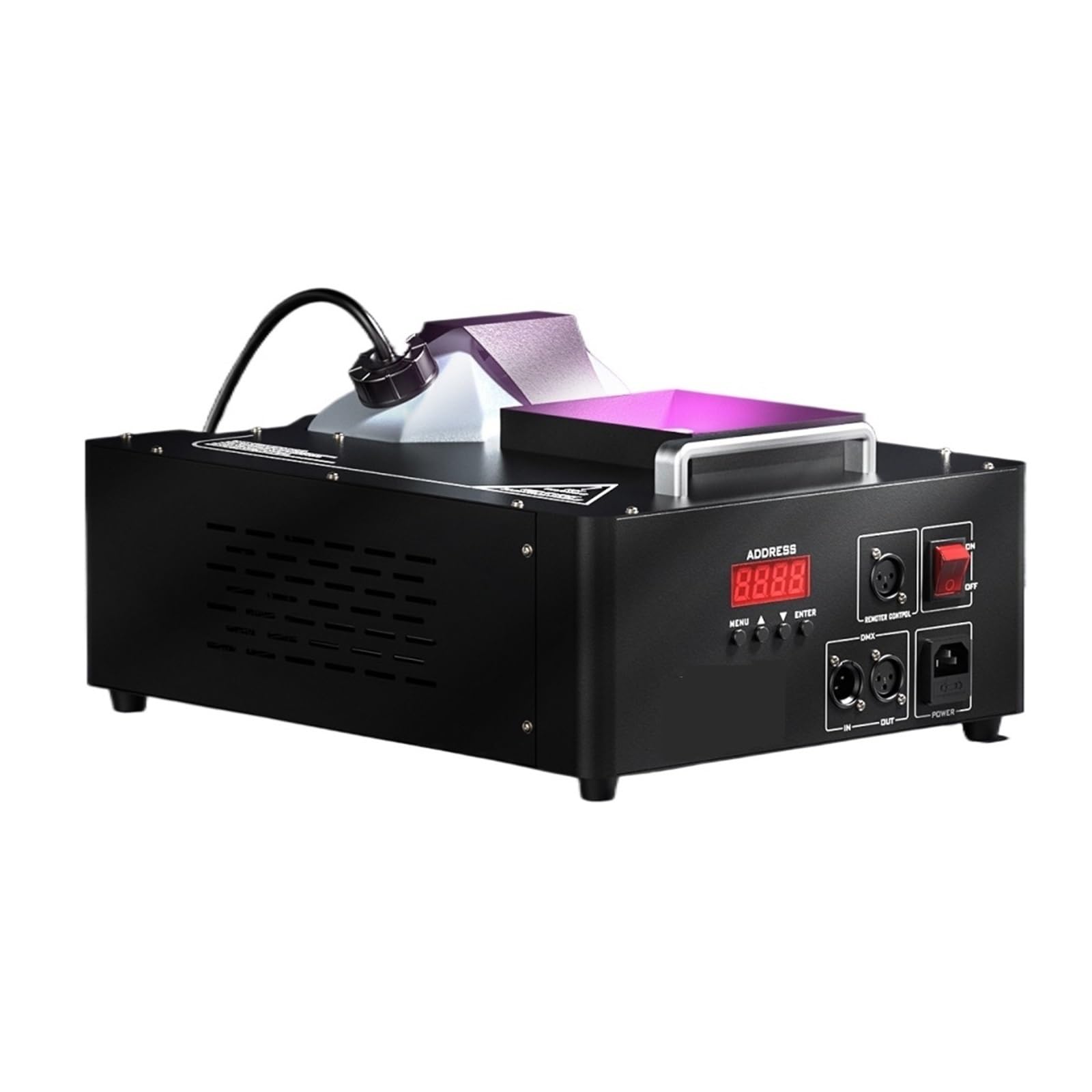 Maszyna Do Dymu 1500 W RGB 3 1 24 LED Pionowa Mgły Oświetlenie Sceniczne Zdalnie Sterowany Spray Pokazów DJ-skich WięKsza Pojemność, Mocniejszy Wynik
