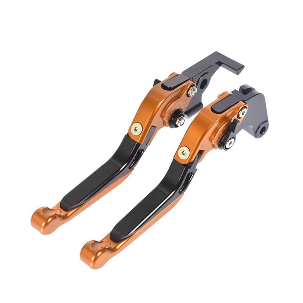 Ningruibhd Orange Black Brake Levers Clutch Lever For Cbr1000rr For Fireblade Brake Clutch Levers Motorcycle Cnc Folding Extendable Brake(Orange Black)