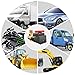 Universal 12-24v Car Battery Disconnect Isolator Switch, Anti-Leakage Car Battery Shut Off Switch fits Car, Truck & Boat, Power Off Auto Part for Automotive Maintenance & Modification