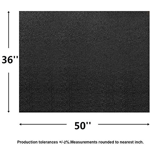 image for AiBOB Under Grill Mat, 36 X 50 inches Absorbent Oil Pad Protects Decks