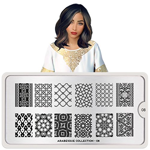 MoYou-London Nail Stamping Plate Arabesque Collections US Stock (08)