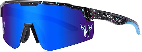 VAGHOZZ Gafas de sol polarizadas de ciclismo para adultos y jóvenes, hombres y mujeres, unisex, protección UV, gafas para béisbol al aire libre