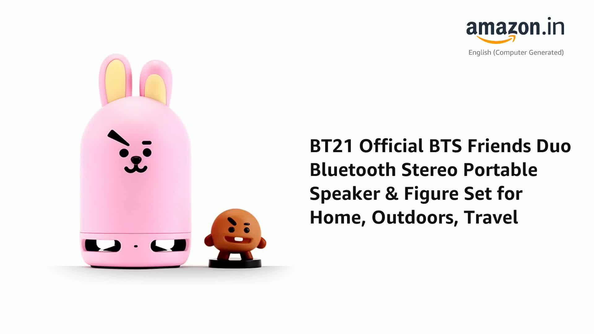 Watch BT21 Official BTS Friends Duo Bluetooth Stereo Portable