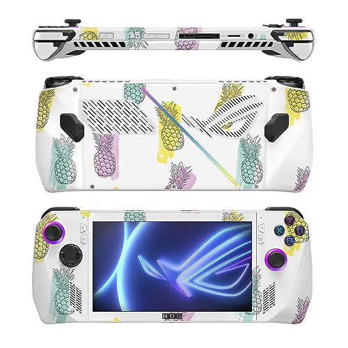 Image of MightySkins Skin Compatible with Asus ROG Ally - Funky Pineapples | Protective, Durable, and Unique Vinyl Decal wrap Cover | Easy to Apply, Remove, and Change Style