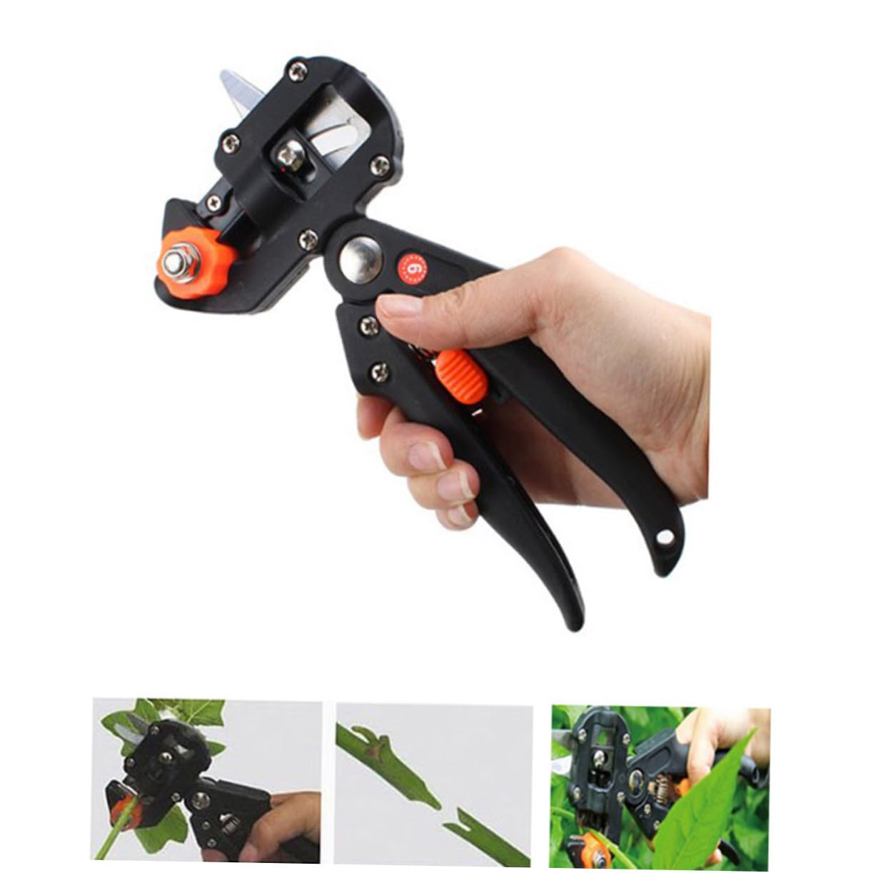 Forbici per Innesto Piante e Alberi in Acciaio Inossidabile | Sostituzione Rapida, Uso Semplice, Utensile da Giardino per Potature e Lavori di Innesto