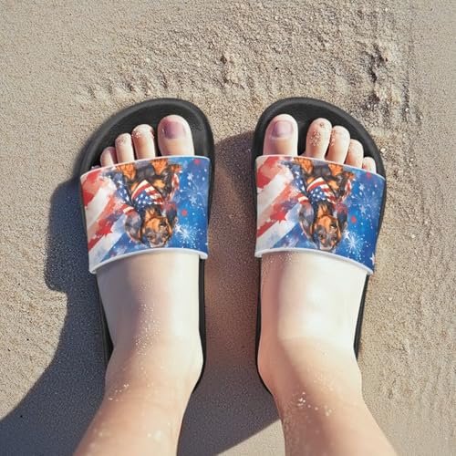Image of Slides for Boys Girls Quick Drying Kids Slides Sandals Non-Slip