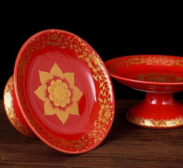 Usoway æžœç›˜子小æžœç›˜ç»“å©šæ‘†件å©šåº†水æžœç›˜ä½›å…· Buddha Utensil ä¾›å¥‰寺åº™ä¾›ä½› Home Decorations, Feng Shui Decorations Bring Good Luck, Fortune ï¼Œhangingornament, 9036559192492