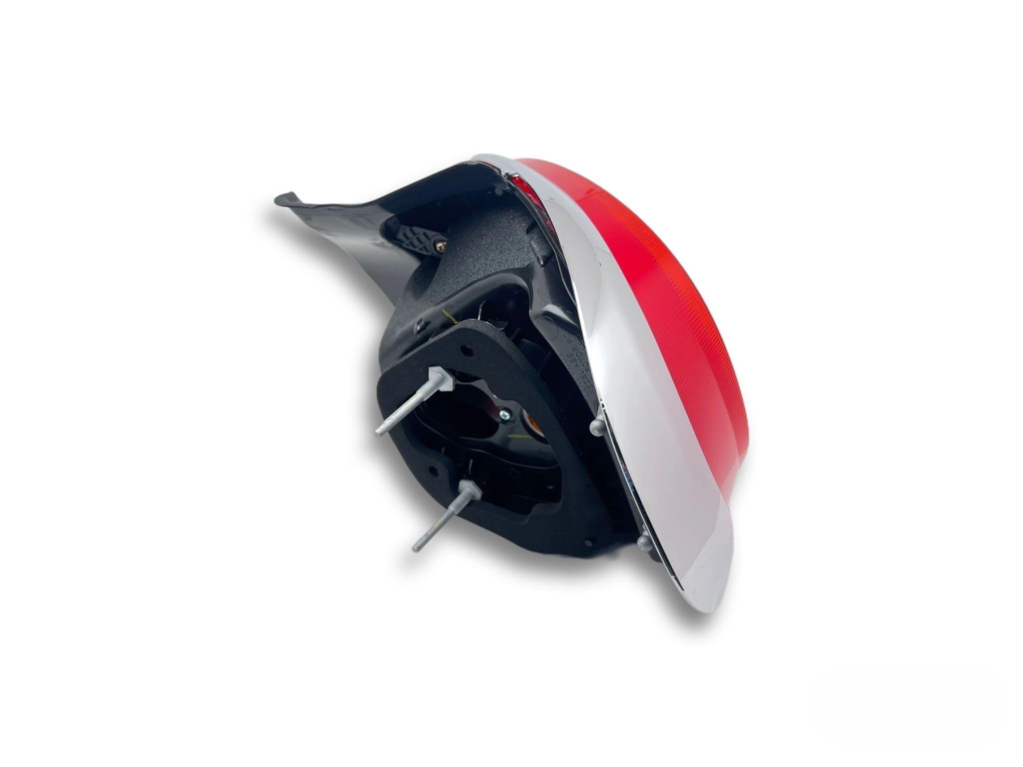 BSSTORE Gruppo Ottico Fanale Posteriore con Cornice Cromata Compatibile con 500L (Sinistra - Lato Guida)