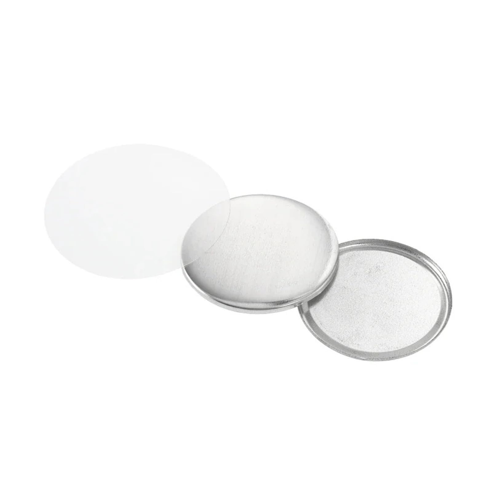 100 Stück 58 mm Magnet Kühlschrank Abzeichen Pin Button Maker Teile for Kunsthandwerk Herstellung Kühlschrank Abzeichen Set Für die DIY-Bastelproduktion(Strong Magnet Button)