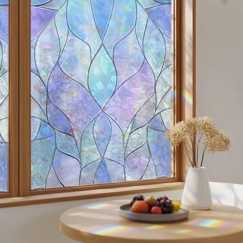 Película Decorativa Arcoíris para Ventanas 17.7x78.7 Pulg 2 pz miniatura 2