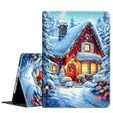 Case for Samsug Galaxy Tab S10 Lite/ S10 FE 2025/ S9 FE 10.9 inch/ S9 11 inch 2023 ,Slim Fit Foldable Standing Case with Auto Sleep/Wake for Galaxy Tab S10 Lite, Snowy Christmas Lgloo