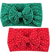 2Pcs Baby Headband Baby Turban Headband Baby Girl Headbands Baby Girl Bows Headband Newborn Headb...