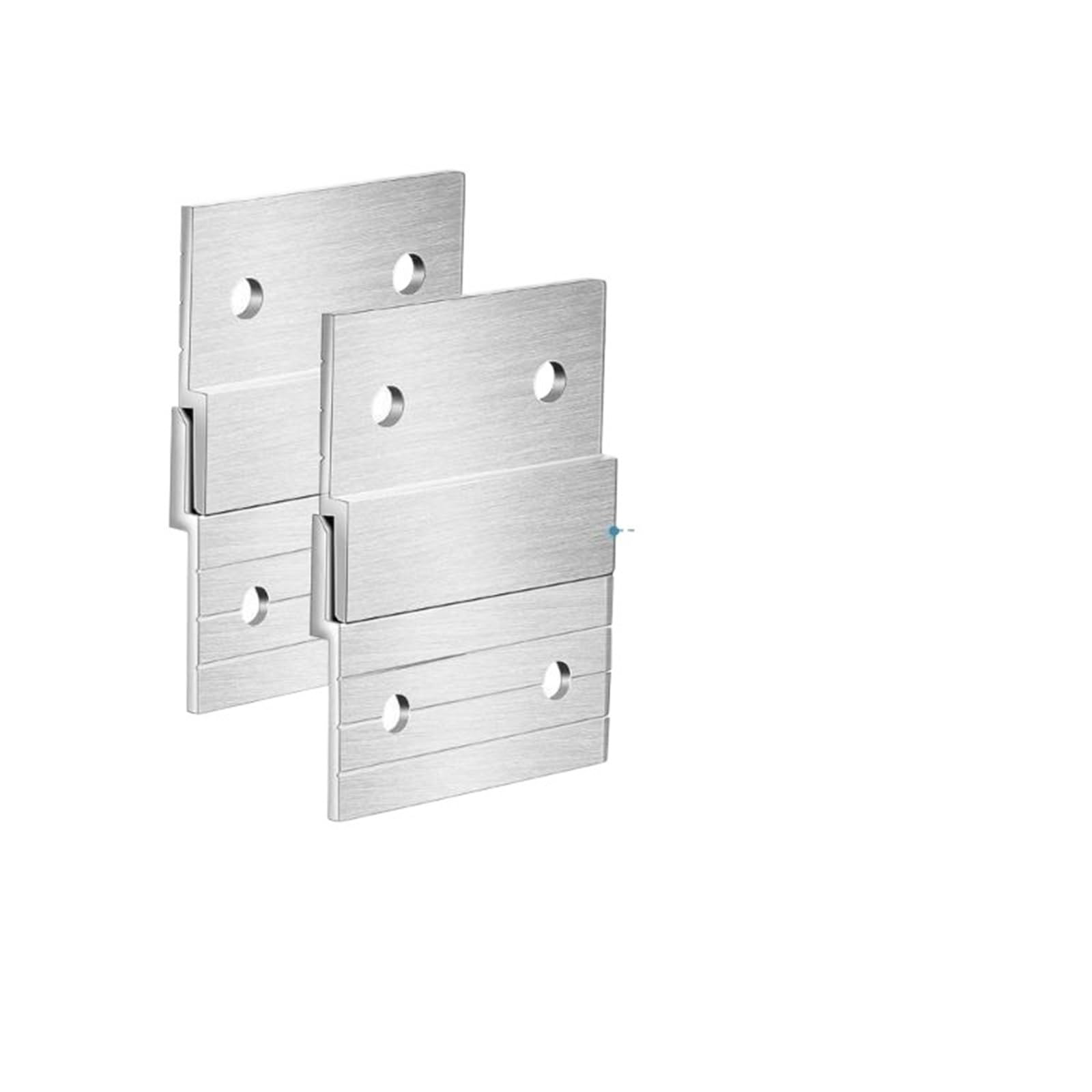 Huwoyg One Color 4 Pcs Aluminum Cleat Picture Hanger Z Clip Wall Mounting Brackets For Mirrors Whiteboards For Hanging