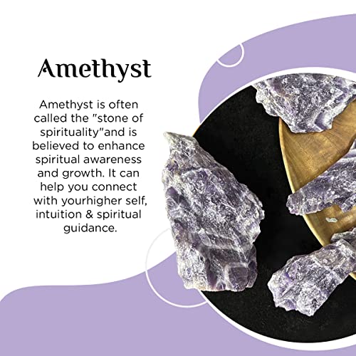 Image of Shubhanjali Healing Crystal Raw Stone | AAA+ Grade Gemstone Mineral Raw Rocks for Reiki Vastu Meditation Stone at Home Decor Items