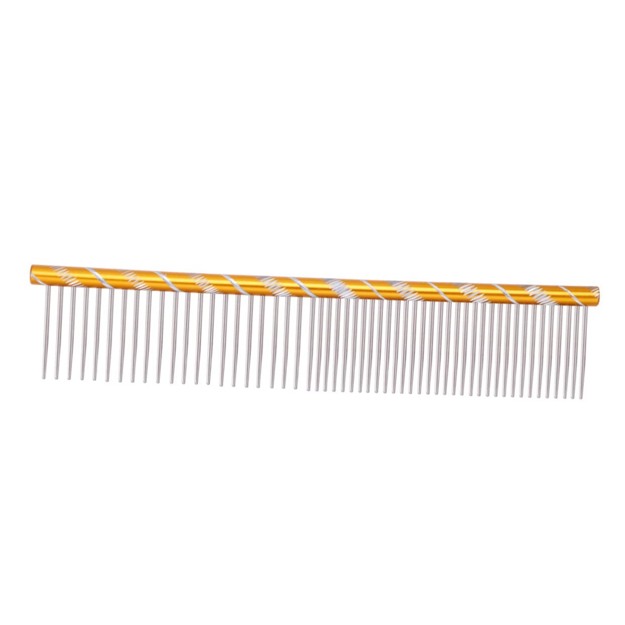 Hohopeti Pet Comb for Dogs Cats Dog Grooming Tool Pet Shedding Comb Stainless Steel Gentle Hair Removal