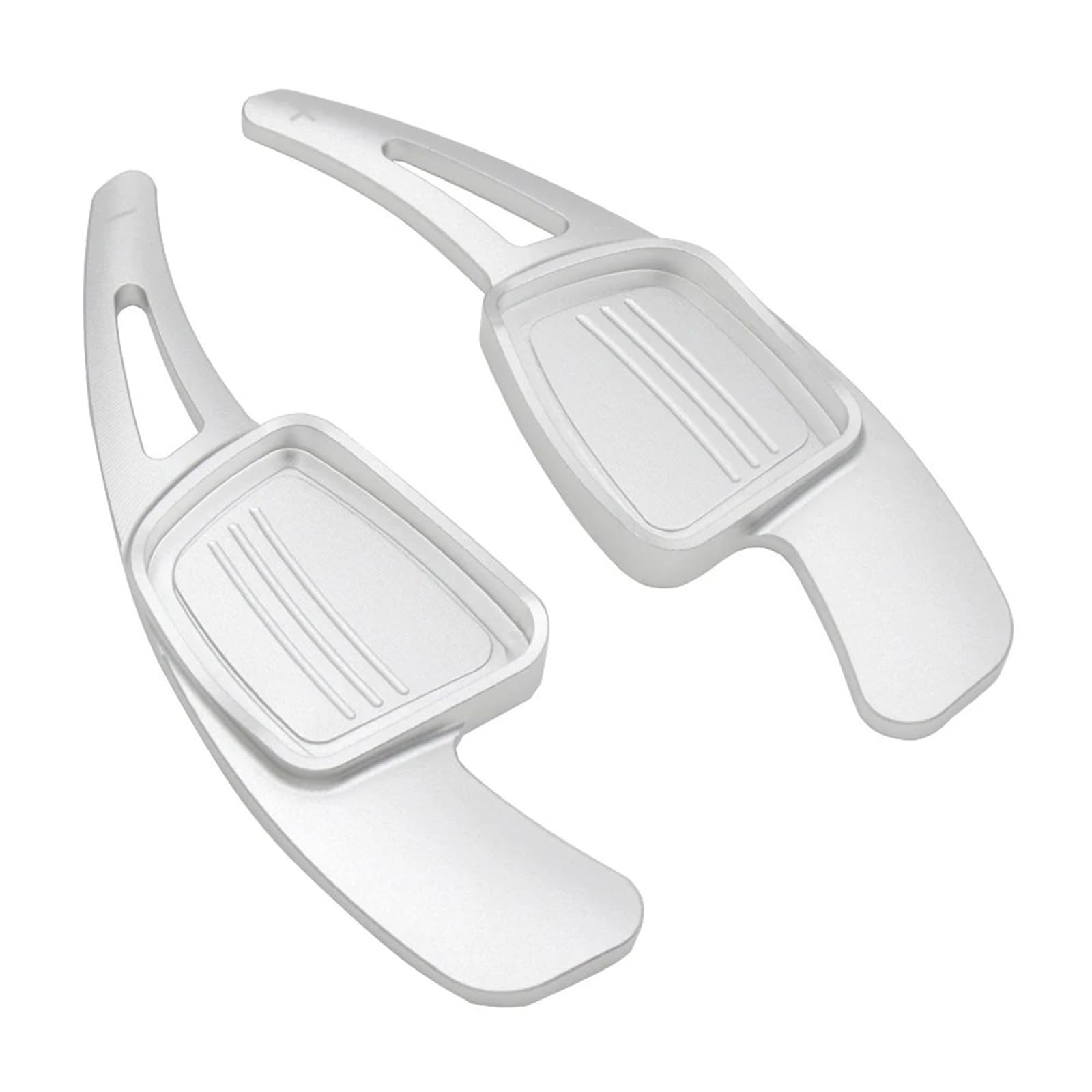 Xzcvtyw Silver For Audi For A3 8V A4 B9 A5 2017-2019, For Q2 Q5 Sq5 2018+, For Q7 Tt 2016+ Car Shifter Paddle Shift Extended Interior Paddles Shifters(Silver)
