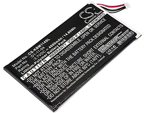 Cameron Sino 4000mAh Replacement Battery for Kobo D1-11-04