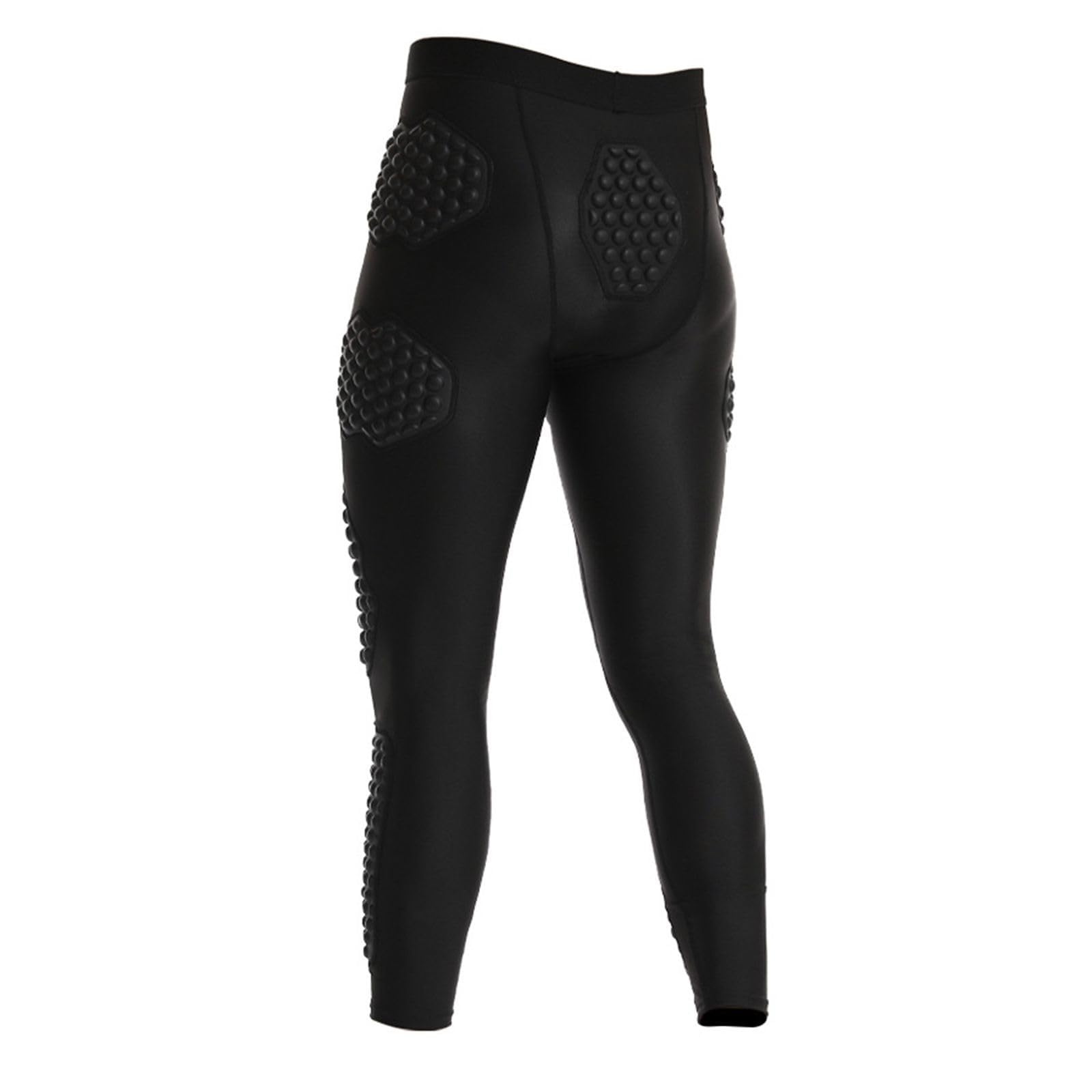 Pantalon de compression rembourré pour homme - Leggings athlétiques pour football, basket-ball, paintball - 12 chaussettes